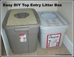 Diy Top Entry Litter Box The Happy Litterbox Diy Litter Box Top Entry Litter Box Litter Box