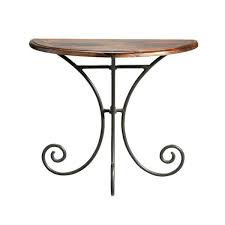 Console Demi Lune Luberon Wrought Iron Furniture Iron Furniture Table