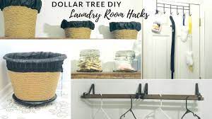 Dollar Tree Diy Farmhouse Laundry Room Organization And Hacks Youtube Laundry Room Decor Diy Laundry Room Hacks Diy Laundry Room Makeover