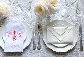 A classic double rolled napkin slips easily into napkin rings of all shapes and sizes while fitting in with almost any theme. How To Fold A Napkin 12 Easy Ways To Fold A Napkin