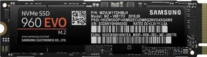 Samsung 960 Evo 250gb Pci Express X4 M 2 2280 Ssd Mz V6e250bw