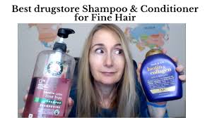 Even though my hair has come a long way in the past few years, the combination of my naturally fine texture paired with an addiction to bleach had previously proved pretty disastrous in terms of my thick hair. Best Drugstore Shampoo Conditioner For Fine Hair Youtube