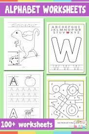 Eb04gddc01 100 fun activity pages (including free) printable pdf alphabet maze 100+ pages activity worksheets for kindergarten/preschool ebook kids early . Alphabet Worksheets Itsybitsyfun Com
