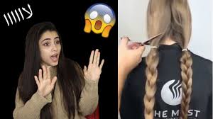 بنات يقصون شعرهن كتيررر قصير كيف بيسخوو Youtube