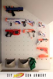 8 ways to store nerf guns | mum's grapevine. Diy Nerf Gun Armory