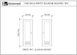 Dari beberapa ruangan yang ada di rumah, ukuran pintu kamar mandi merupakan yang paling kecil. Ukuran Standar Pintu Kamar Mandi Windownesia Jual Jendela Aluminium Dan Jendela Upvc