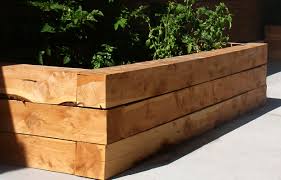 Avoid making the width wider than 4 or 5 feet, so you can access plants easily in the center of the. 6 X6 Juniper Landscaping Timbers Make An Easy To Assemble Heavy Duty Raised Bed Diy Planters Outdoor Diy Outdoor Planter Boxes Wooden Planter Boxes Diy