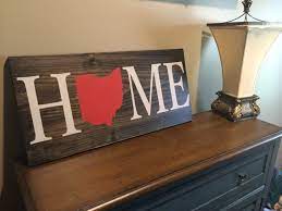 See more ideas about ohio, wood signs, ohio state. Home Wood Sign Custom Ohio State Sign Wood Sign Rustic Housewarming Gift Home Decor Bu Wood Signs For Home Ohio State Bedroom Decor House Warming Gifts