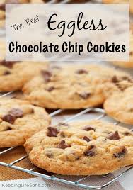 The Best Eggless Chocolate Chip Cookies Recipe Eggless Desserts Eggless Recipes Egg Free Cookies