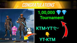 In addition, its popularity is due to the fact that it is a game that can be played by anyone, since it is a mobile game. 1 00 000 Diamond Tournament Update New Diamond Royal New Name Of Ktm Free Fire Youtube