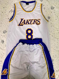 Kobe 8 jersey photo this action will open a modal dialog. With Free Gift Kobe Bryant No 8 Jersey Set Sports Athletic Sports Clothing On Carousell
