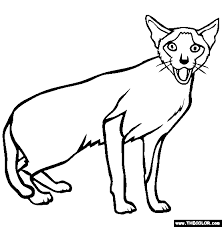 Supercoloring.com is a super fun for all ages: Cats Online Coloring Pages