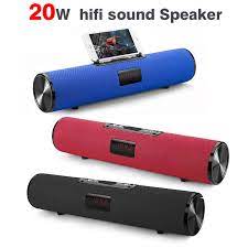 Check spelling or type a new query. Bluetooth Speaker Column Wireless Portable Sound Box 20w Stereo Subwoofer Fm Radio Boombox Tv Tf Aux Usb Pc Sound Bar For Xiaomi Portable Speakers Aliexpress