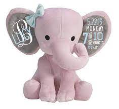 Make your event more thrilling with cheap and trendy baby shower elephant available at alibaba.com. Birth Announcement Elephant Keepsake Elephant Baby Keepsake Birt Up2ournecksinfabric