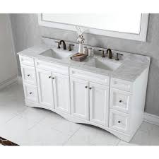 A perfect quality & 1000's of bathroom vanities, cabinets & fixtures in stock, which helps any retailer to expand easily and have the lead time controlled. Virtu Usa Talisa 72 In W Bath Vanity In White With Marble Vanity Top In White With Square Basin And Mirror Ed 25072 Wmsq Wh The Home Depot