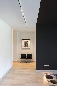White And Black Nuit Led Profile Surface Mounted Together With Black Wall Mounted Trimless Ceiling Lights Living Room Modern House Design Hallway Inspiration