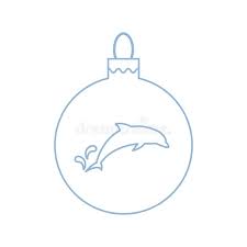 We have simple cartoon pictures for the kids and more complex coloring pages Christmas Dolphin Coloring Page Stock Illustration Illustration Of Fantasy Holidays 134711824