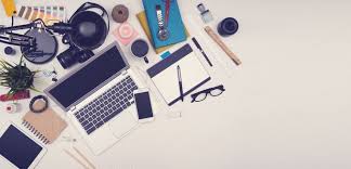 Top View Messy Desk Drop Shipping Business Starting An Online Boutique Messy Desk