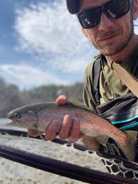 Fishing with friend in national park