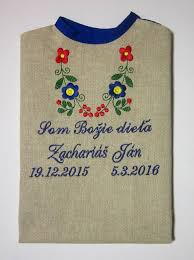 Congrats písmo od fikryal studio. KosieÄ¾ka Na Krst K15 Ä¾an Modra Vysivka Ozdobne Pismo Krstiny Sashe Sk Handmade Detske Oblecenie