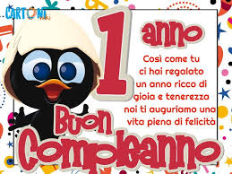 Buon Compleanno 1 Anno Con Calimero Cartoni Animati Buon Compleanno Buon Compleanno Disney Compleanno