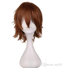 Short Cosplay Light Brown Wig Men Male 30 Cm Synthetic Hair Wigs Baby Hair Lace Front Wigs Long Wig From Xn133 21 1 Dhgate Com