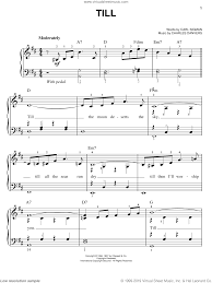 Sigman Till Sheet Music For Piano Solo Pdf Interactive