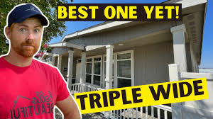 Amazing Triple Wide Mobile Home With A Huge In Law Suite Home Tour Youtube