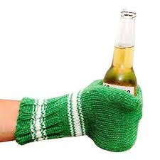 Diy this striped knit tie from knit it! Suzy Beer Mitt Knit Beverage Insulating Koozie Beer Glove Keeps Your Drink Cold And Your Hand Warm Buy Online In Botswana At Botswana Desertcart Com Productid 9024546