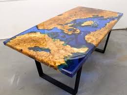 Maple Burl Resin River Dining Table Etsy In 2020 Diy Resin Table Wood Resin Table Resin Table