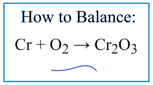How To Balance Cr O2 Cr2o3 Chromium Oxygen Gas Youtube
