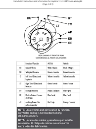 4, 6, & 7 pin trailer connector wiring pinout diagrams. Amazon Com Hopkins 41144 Vehicle Wiring Kit Automotive