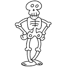 la danse des nombres esqueletos halloween esqueleto dibujo coloriage de collier bricolage