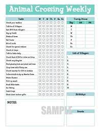 Animal Crossing New Horizons Weekly Checklist To Dos Etsy In 2021 Animal Crossing Animal Crossing Guide Animal Crossing Wild World
