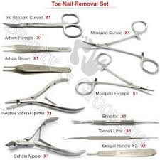 Professional Toe Nail Removal Set Cutter Podiatry Nail Surgery Tools Kit Manicure At Home Toe Nails Manicure