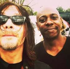 Norman Reedus, Dave Chappelle eating, riding, filming in Savannah