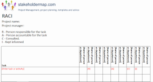 Raci Matrix Template Excel Awesome Raci Chart Markmeckler