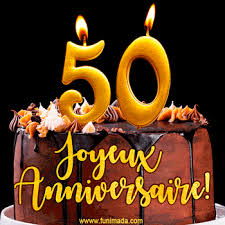 Joyeux anniversaire gif animé anniversaire humour. Joyeux Anniversaire 50 Ans Gifs Telecharger Sur Funimada Com