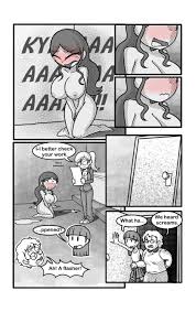 Rule 34 - Accidental Exposure Big Breasts Blush Breasts Clara Garcia  Classroom Clothes Comic Covering Crotch Crying Desk Dialogue Dialogue  Bubble Disembodied Head Door Dot Shading Embarrassed Embarrassed Nude  Female Enf English