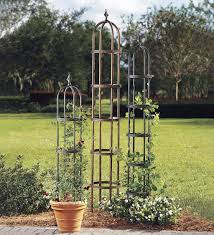 Find out more and visit us in store for a great day out at polhill garden centre. Powder Coated Steel Garden Obelisks And Basket Planter Plowhearth