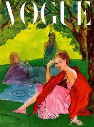 Joan Pedersen Three Time Vogue Cover Girl Talks Mainbocher Dior S New Look And True Love Vintage Vogue Covers Vogue Covers Vogue Covers Art