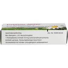 Cetirizin Adgc Von Zentiva Pharma Gmbh Engel Apotheke Krefeld
