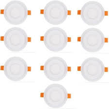 Galaxy 6 Watt 3 3 Led Round Panel Light Ceiling Pop Down Indoor Light Led 3d Effect Lighting Double Color Pink Ceiling Lights Indoor Lighting Led Lights