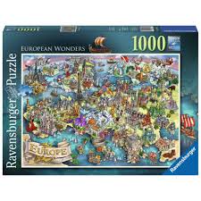 Harry potter labyrinth board game ravensburger rvn 26031 family maze tile k1. Ravensburger Puzzle Europaische Wunder Puzzle 1000 Stuck