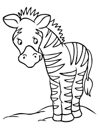 Zebra animal face mask coloring pages free instant download coloring coloringbook coloringpages anima animal coloring pages animal face mask coloring pages. Little Sad Zebra Coloring Page Kids Play Color