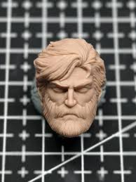 In Stock 1/12 Super Hero Clark Henry Cavil Robin White Model Villain Bane  Unpainted Carving Model For 6inch SHF MEZCO Mafex Body