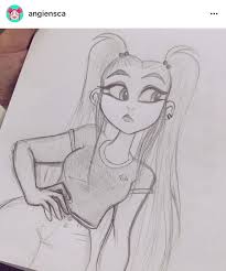 Stories behind the drawings on instagram @momisdrawing artist website: Easy Cartoon Drawing Ideas Creative Art