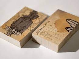 A Arte Do Cartao De Visita Choco La Design Illustration Business Cards Tattoo Artist Business Cards Business Card Inspiration