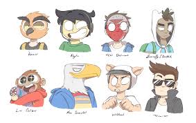 Vanossgaming or vanoss is a gaming youtuber who plays gmod, gta 5, and other games. The Vanossgaming Crew By Lostfox18 On Deviantart Vanossgaming Crew Vanoss Crew Banana Bus Squad Fanart