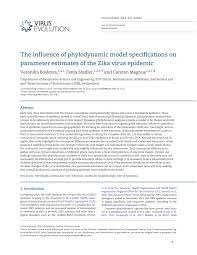 Check spelling or type a new query. Pdf The Influence Of Phylodynamic Model Specifications On Parameter Estimates Of The Zika Virus Epidemic